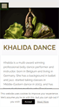 Mobile Screenshot of khalidadance.com