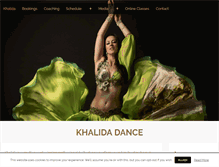 Tablet Screenshot of khalidadance.com